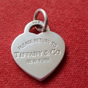 Tiffany & Co silver heart pendant, authentic